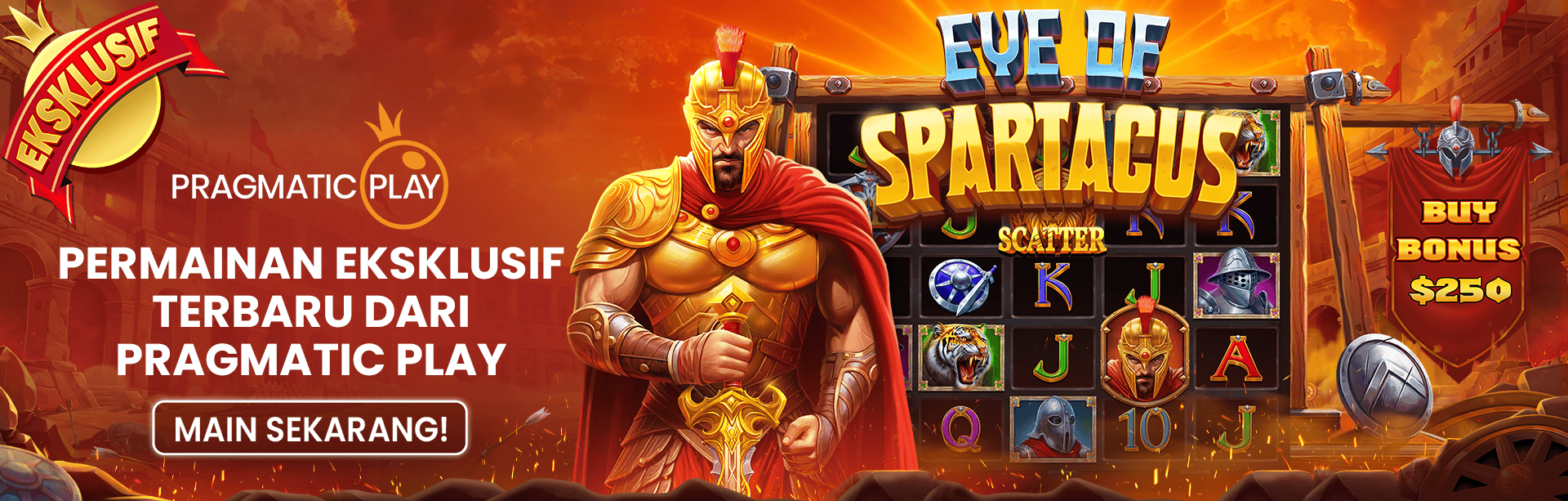 PP - EYE OF SPARTACUS GAME PROMO BANNER