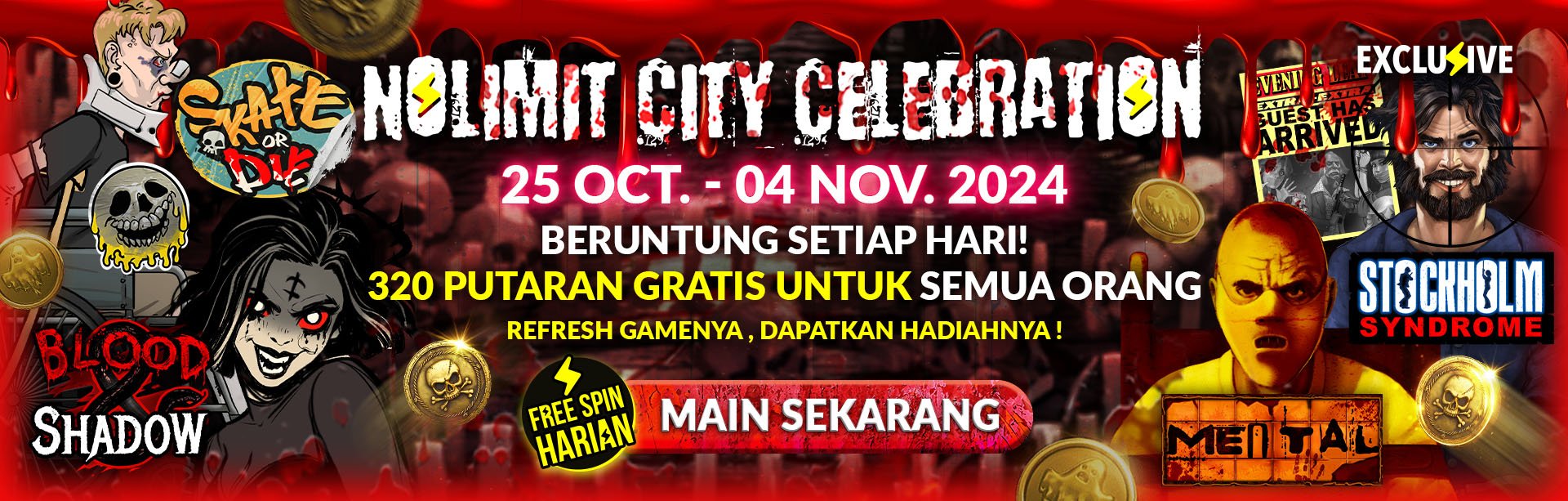 NOLIMIT CITY CELEBRATION! EXCLUSIVE!