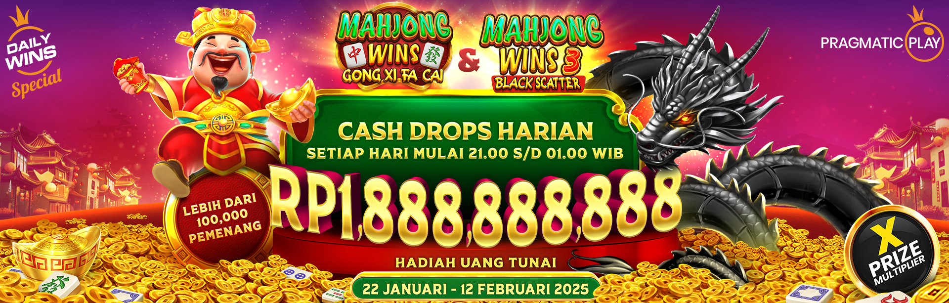 PP - MW GONG XI FA CAI & MW3 BLACK SCATTER DAILY CASH DROPS